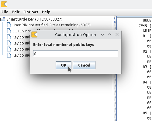 Set Number of Keys