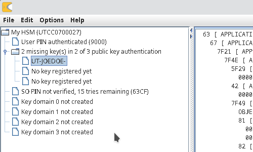 One Key Registered