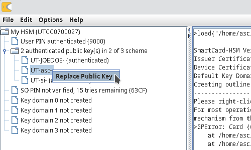 Replace Key