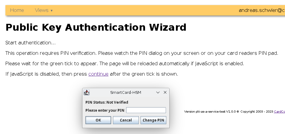PIN Prompt