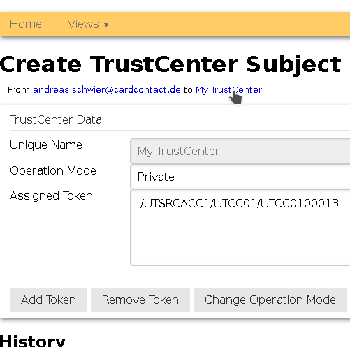 Token Added